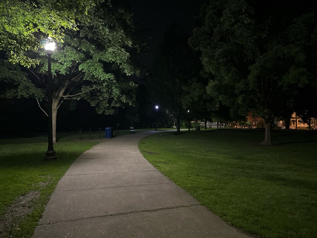 walking near me in Pomeroy Park in summer