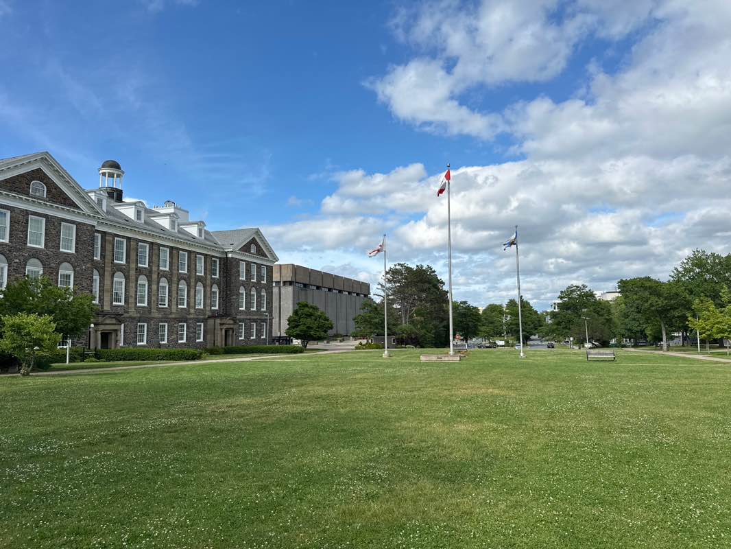walking near me in Dalhousie Quad in summer