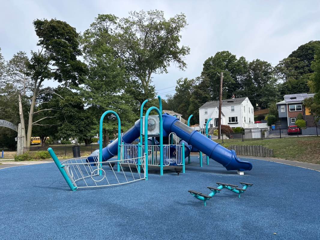 walking near me in Crest Avenue Park in autumn