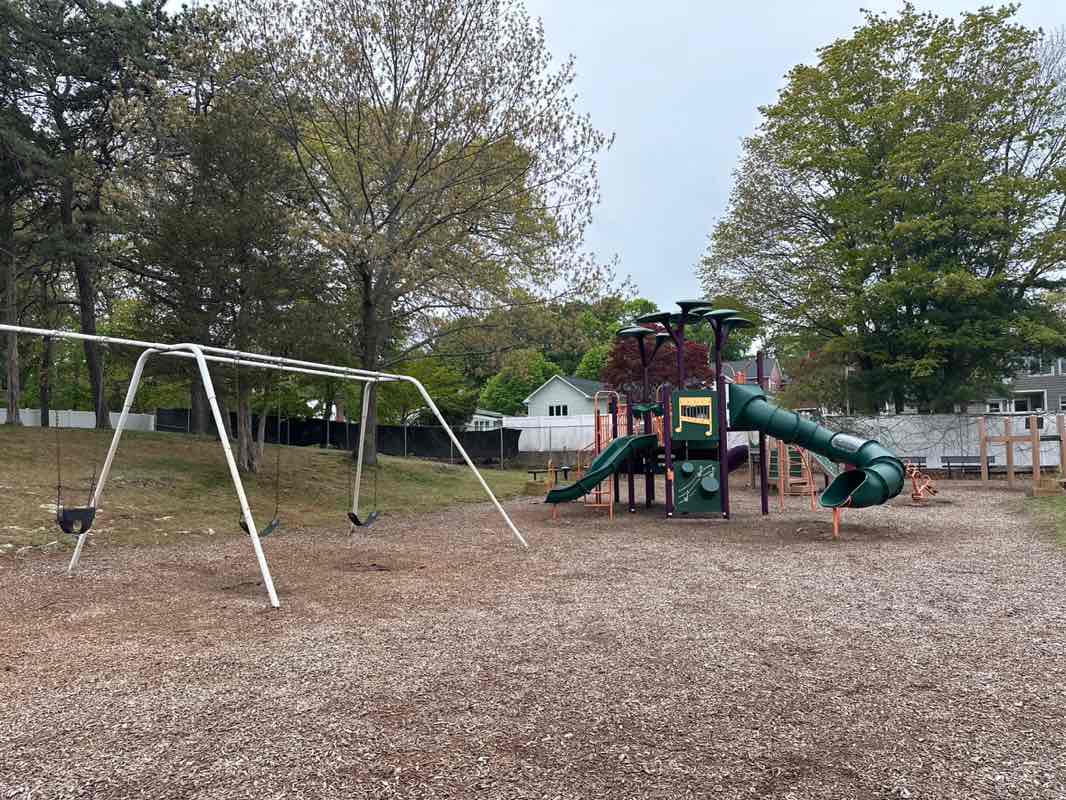 walking near me in A.P. Rounds Playground in spring