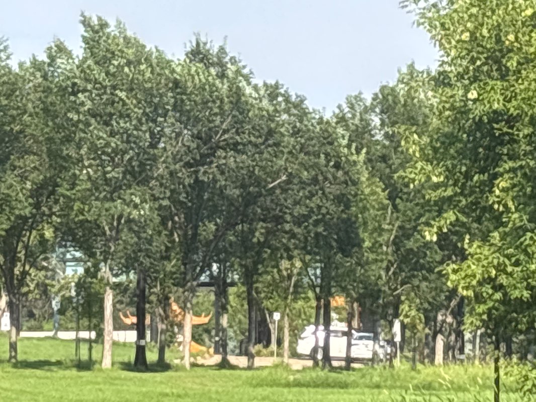 walking near me in Louise McKinney Riverfront Park in summer