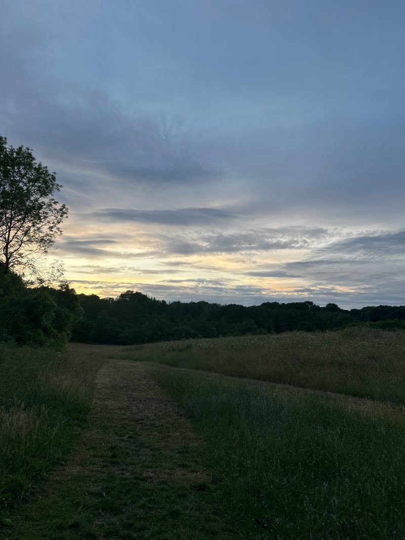 walking near me in Great Ashby District Park in summer