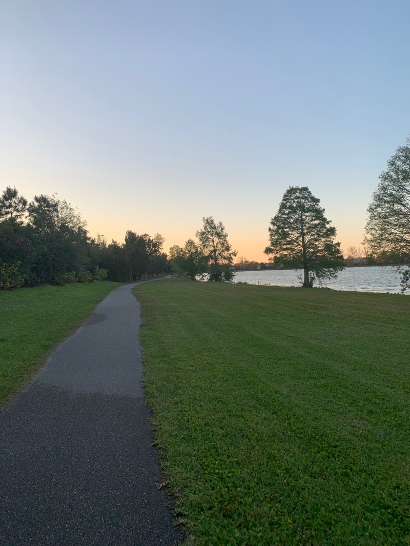 walking near me in Heritage Harbor Park in spring