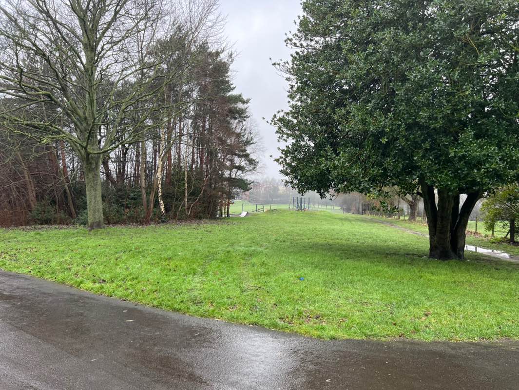 walking near me in Wharfemeadows Park in winter