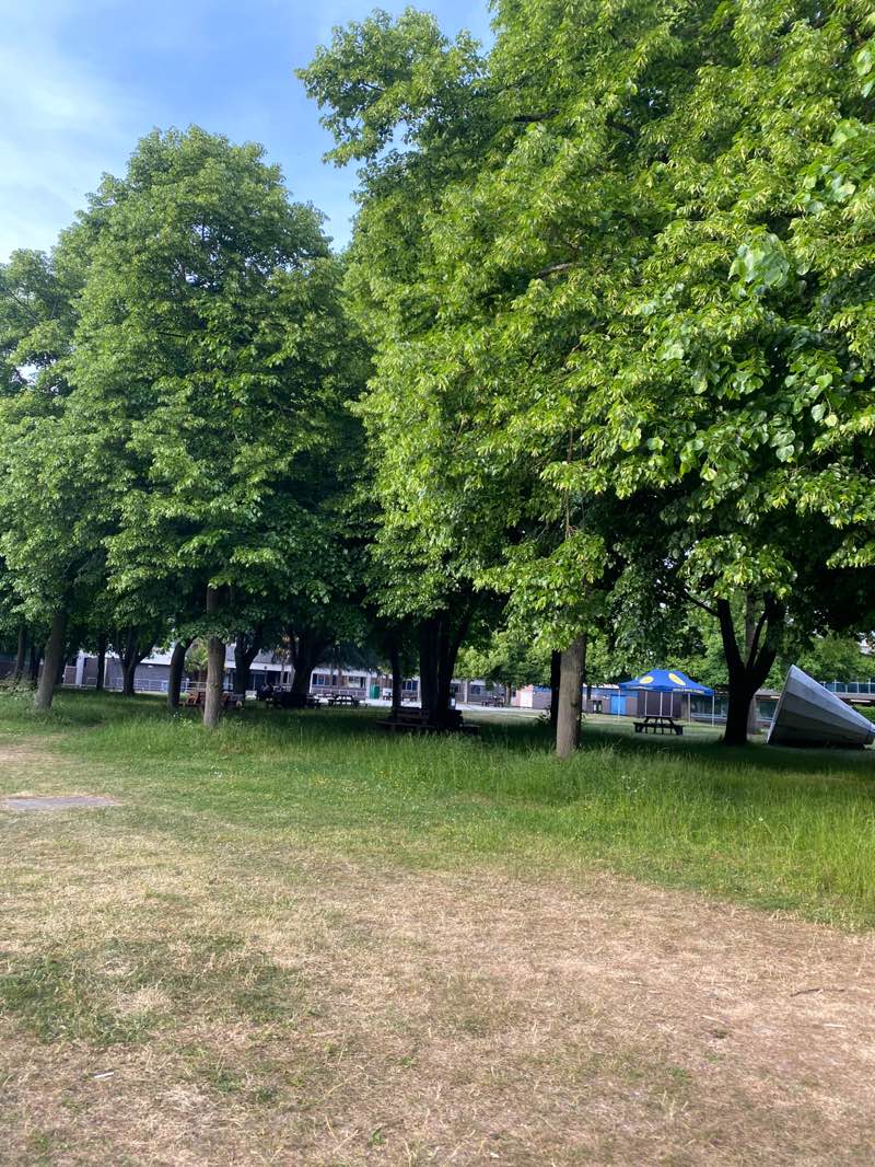 walking near me in Crank Garden in spring