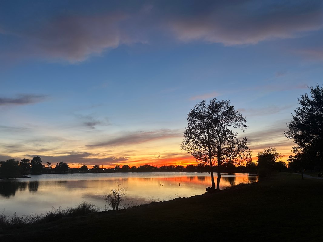 walking near me in Oil and Gas Park in autumn