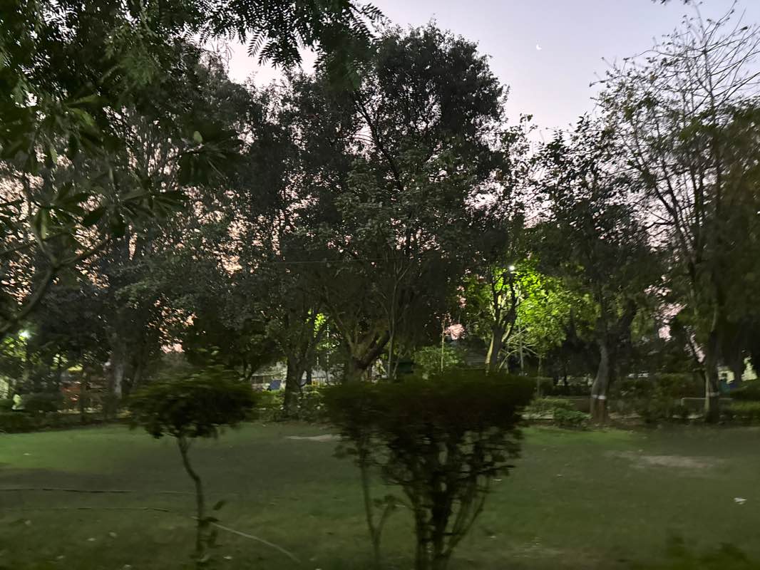 walking near me in Pragatinagar Garden in winter