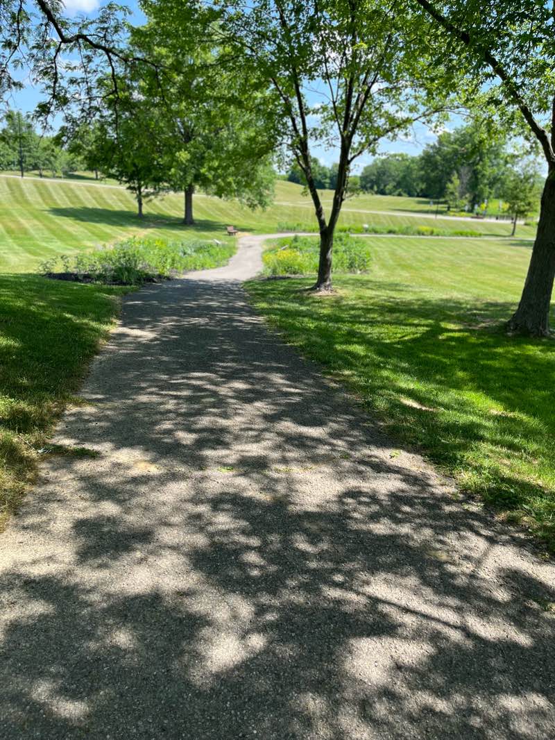 walking near me in Cottell Park in winter