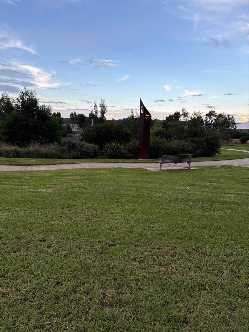 walking near me in Yeomans Park in autumn