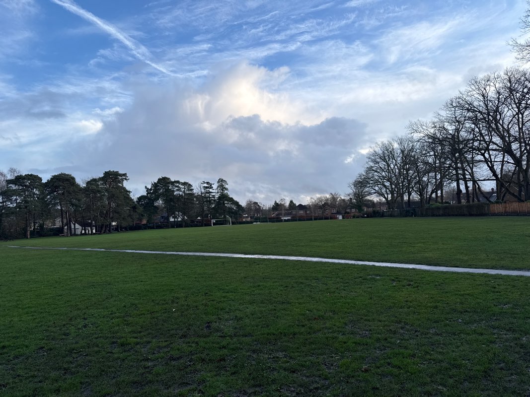 walking near me in Oakley Park Football Pitch in winter