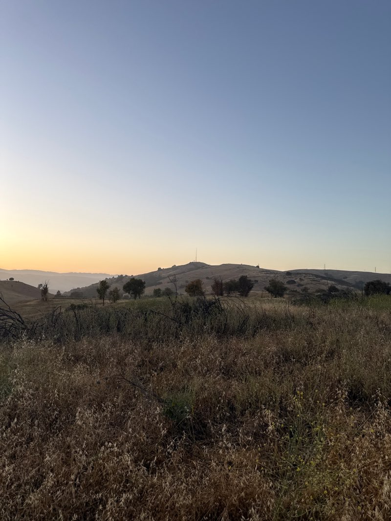 walking near me in Santa Teresa County Park in summer