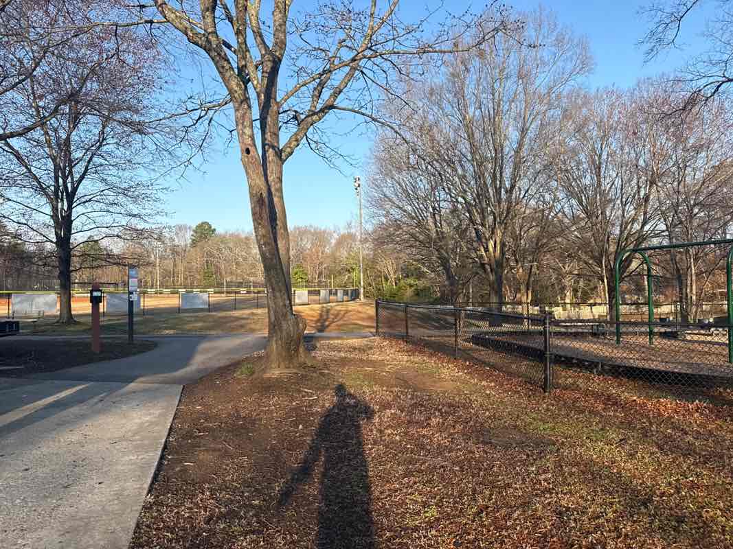 walking near me in Butler Springs Park in spring