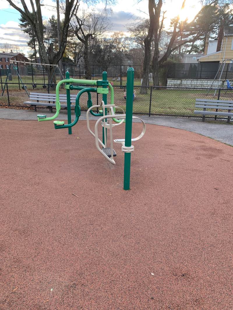 walking near me in Joanne C. Pellegrini Memorial Playground in autumn