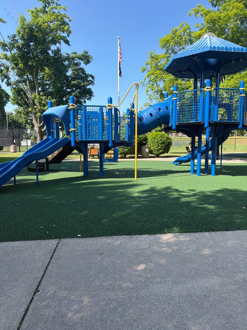 walking near me in James P. Casey Memorial Park in summer