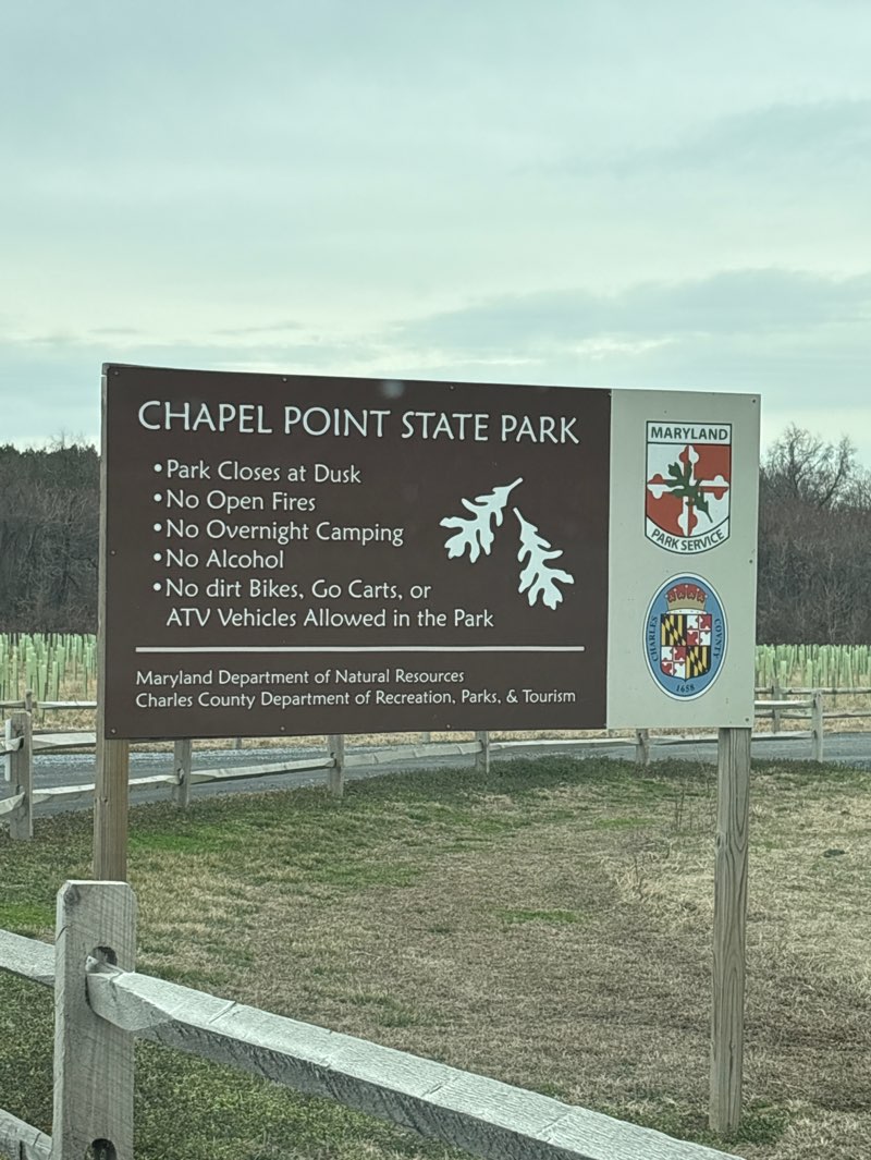walking near me in Chapel Point State Park in spring