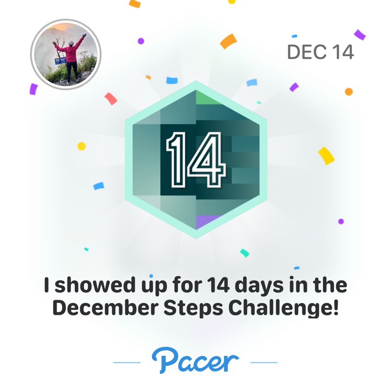 December Steps Challenge Louisa post image