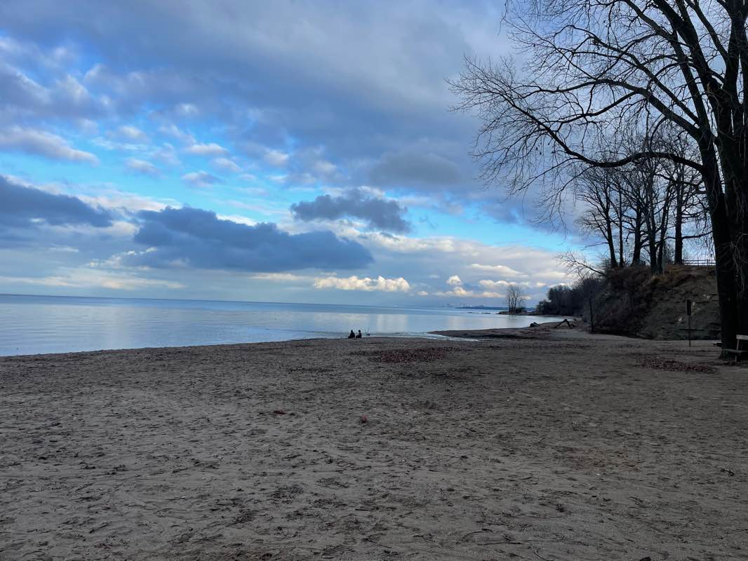 walking near me in Cahoon Park in winter