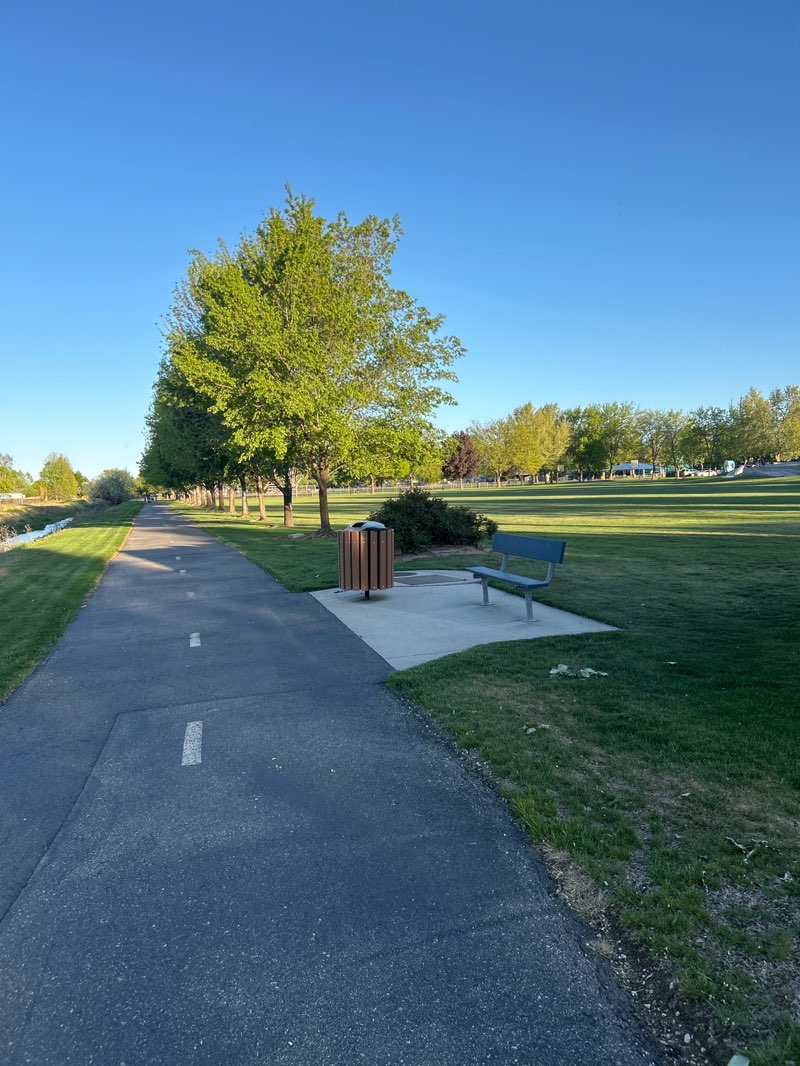 walking near me in Tully Park in spring