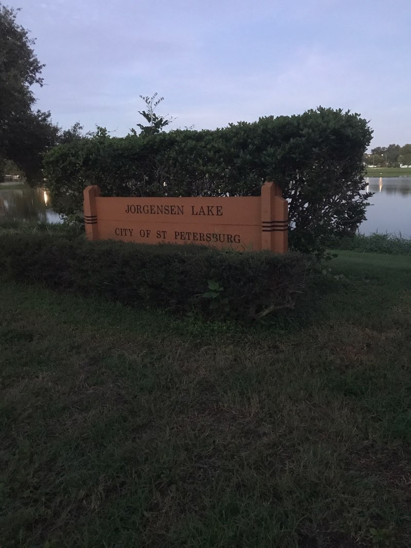 walking near me in Jorgenson Lake Park in autumn