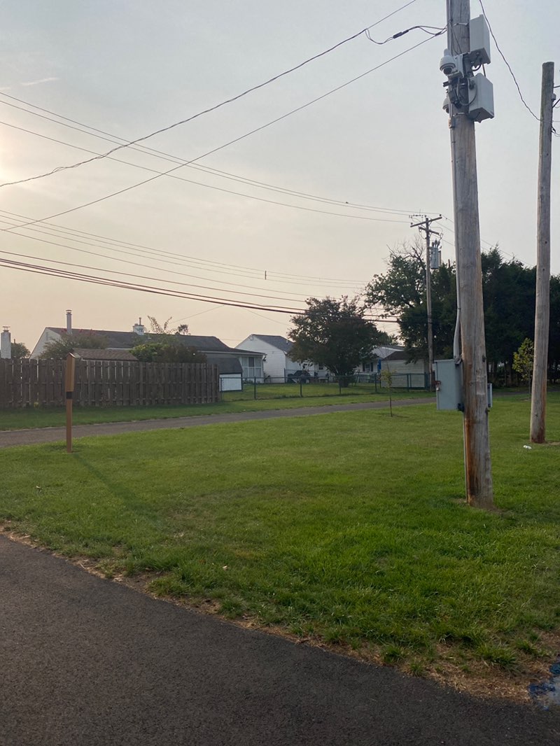 walking near me in Von Hoffman Park in autumn
