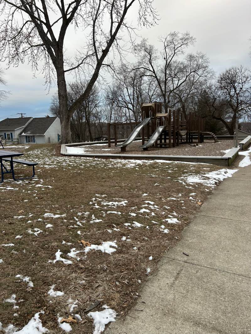 walking near me in Ballou Park in winter