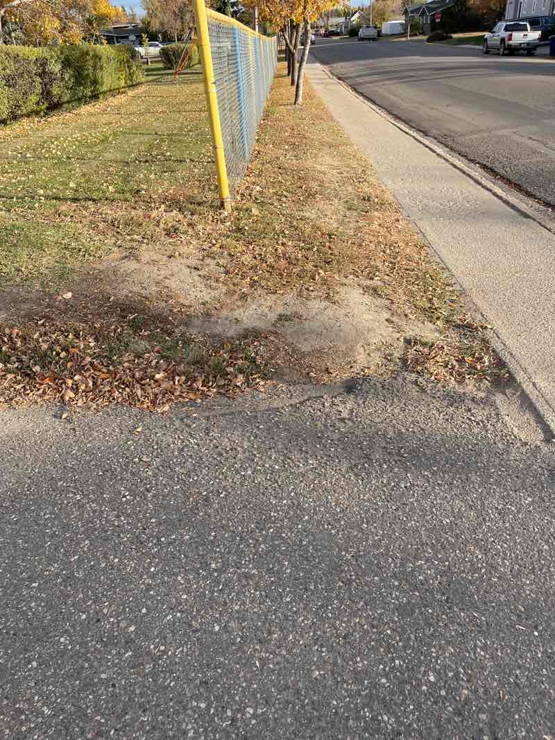 walking near me in McGowan Park in autumn