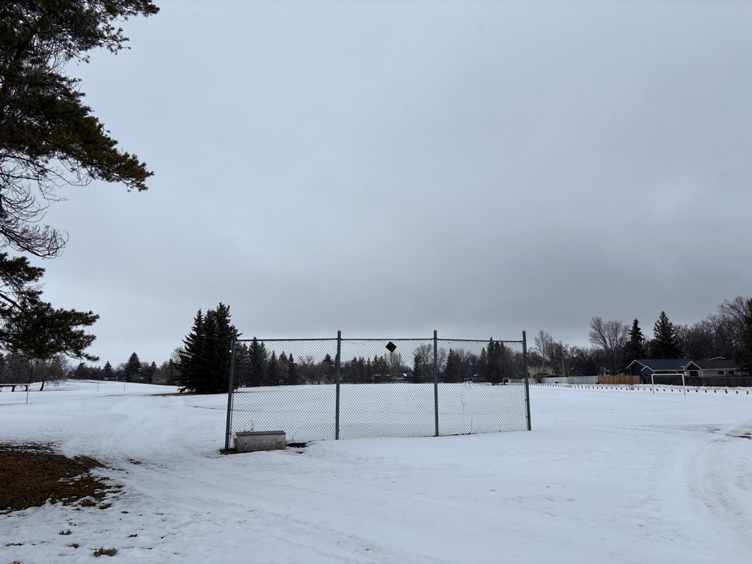 walking near me in Kinsmen Park in winter