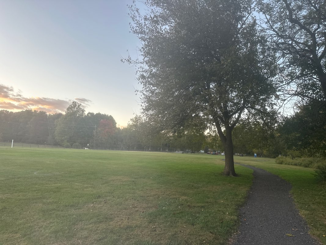 walking near me in Mine Brook Park in autumn