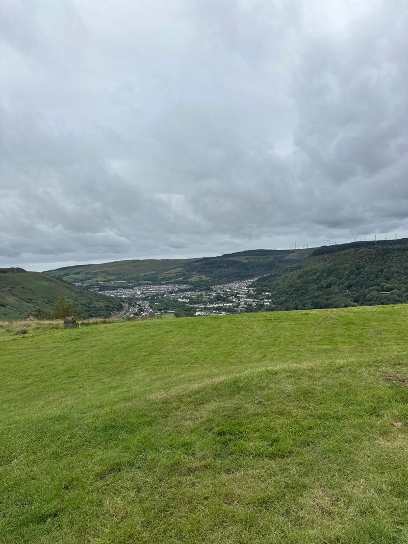walking near me in Penrhys Recreation Field in autumn