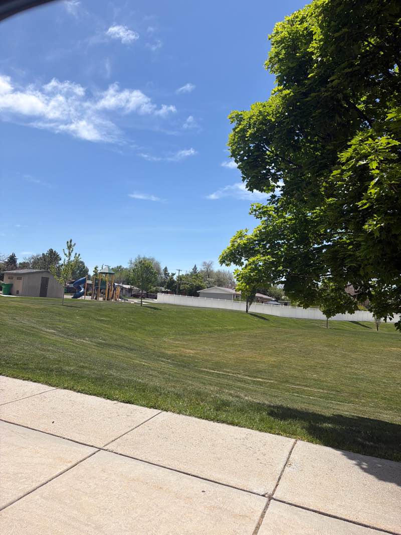 walking near me in Mary E. Christensen Park in spring