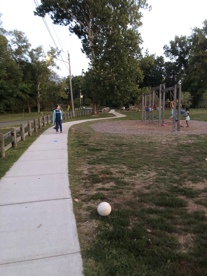 walking near me in Twin Brooks Park in autumn