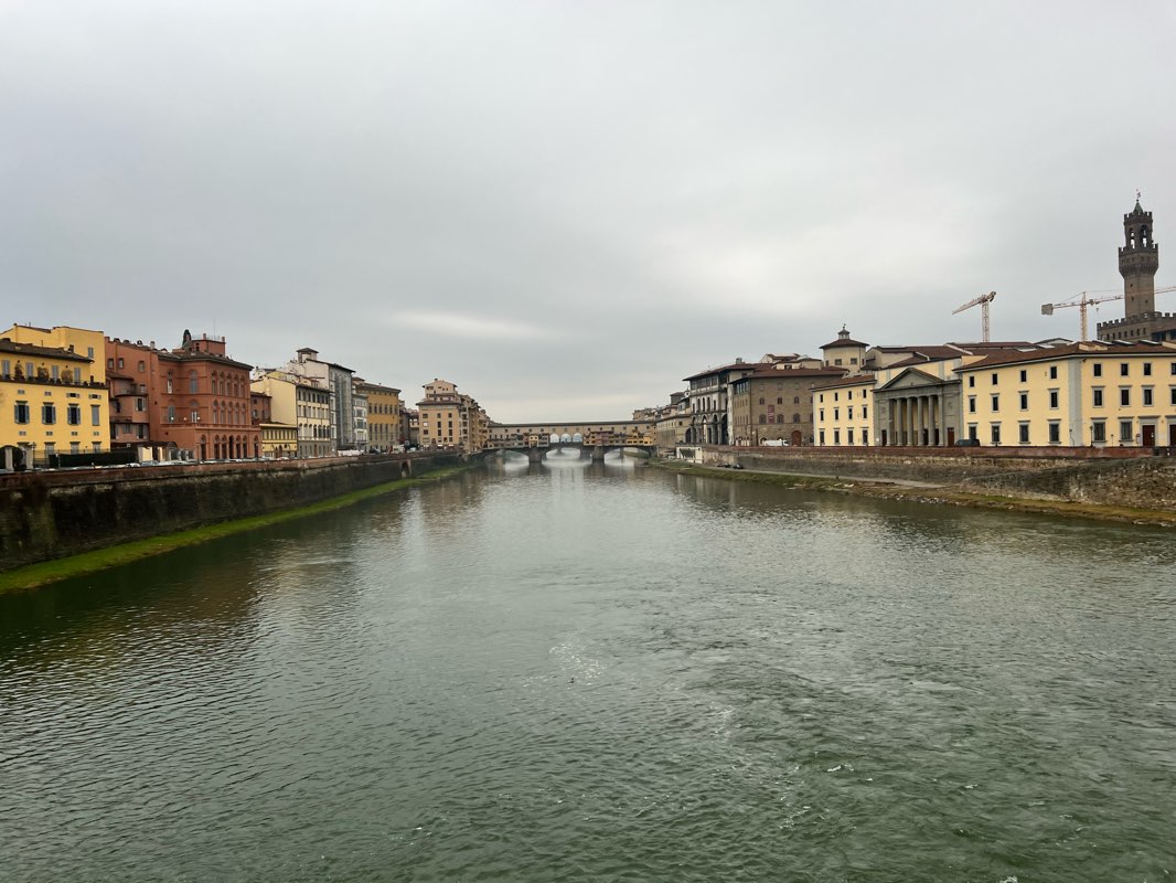 walking near me in Giardino Corsini in winter