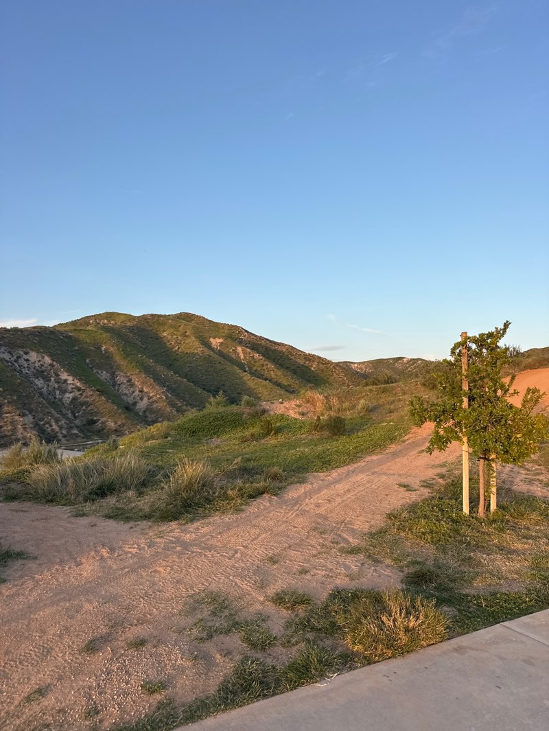 walking near me in Plum Canyon Park in winter