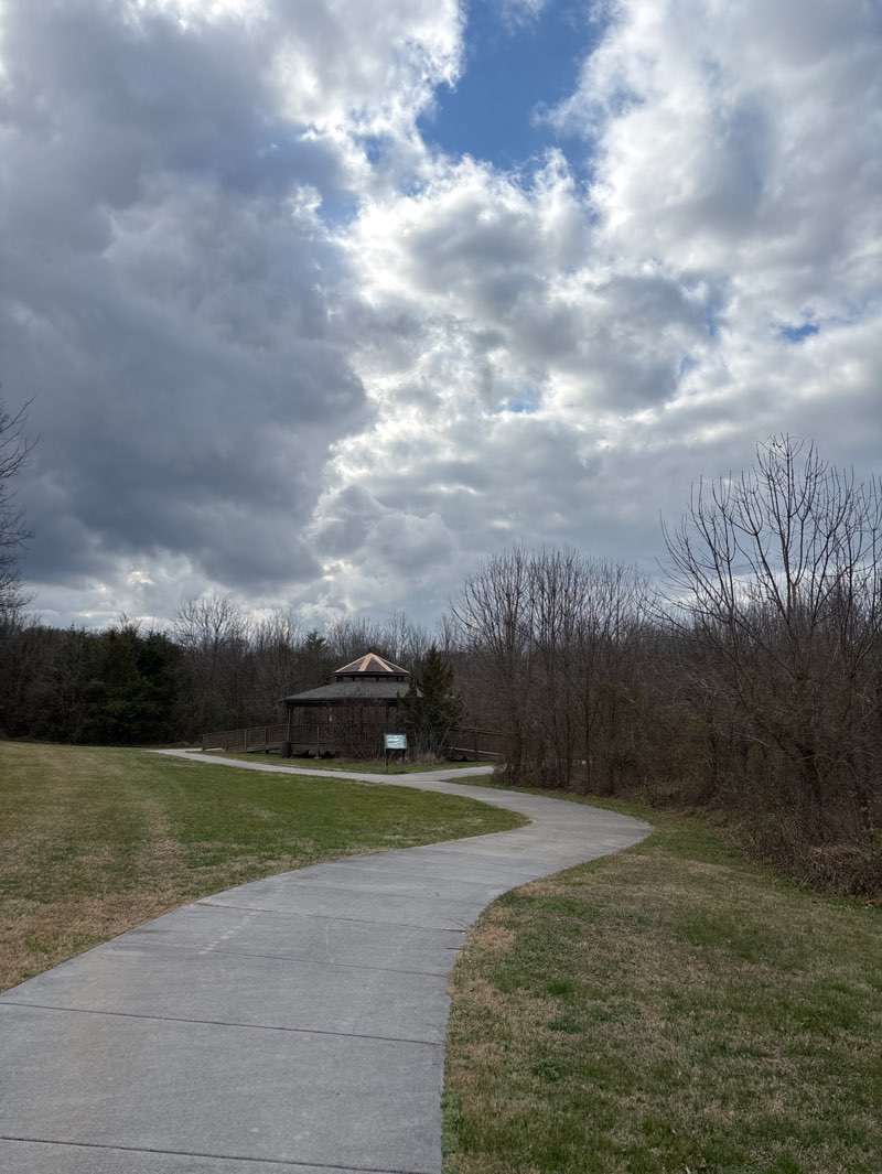 walking near me in Pistol Creek Wetlands Center in winter