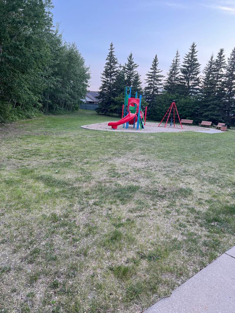 walking near me in Henderson Park in summer