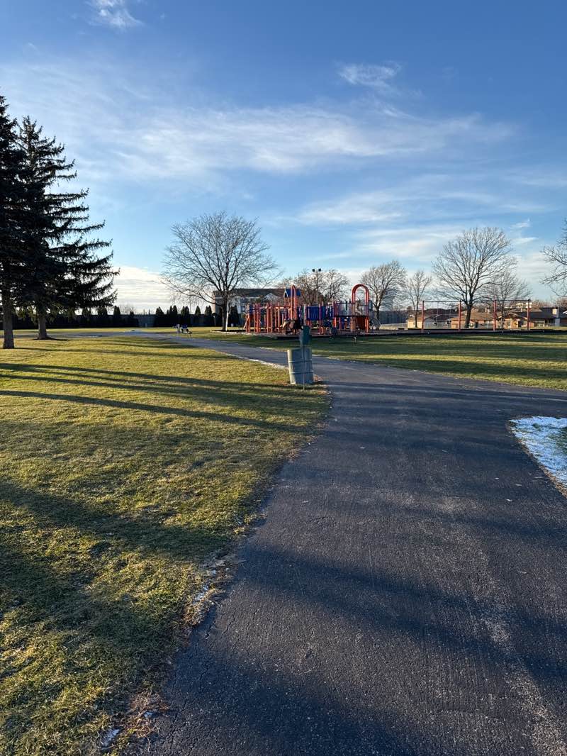 walking near me in Sunset Park in winter