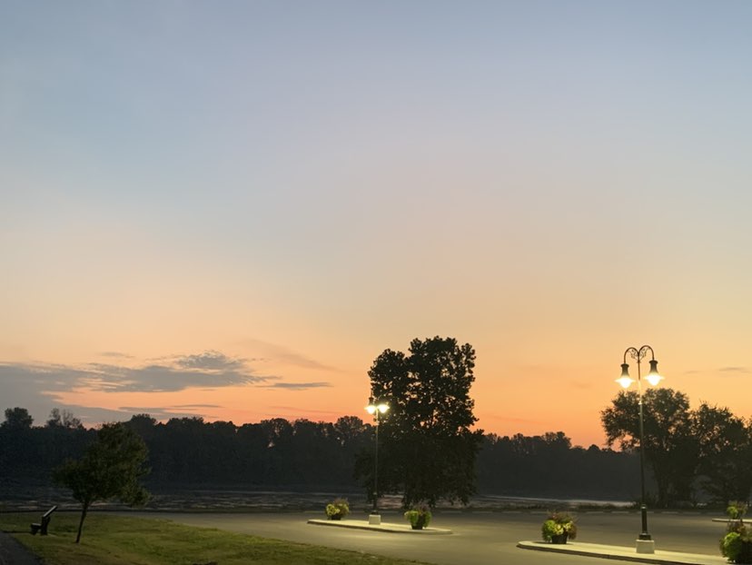 walking near me in Rennick Riverfront Park in autumn