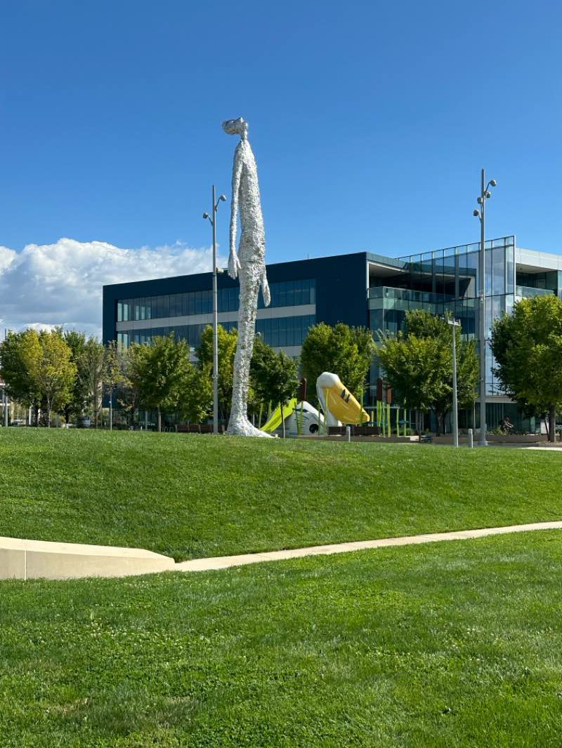 walking near me in Gene Leahy Mall in autumn