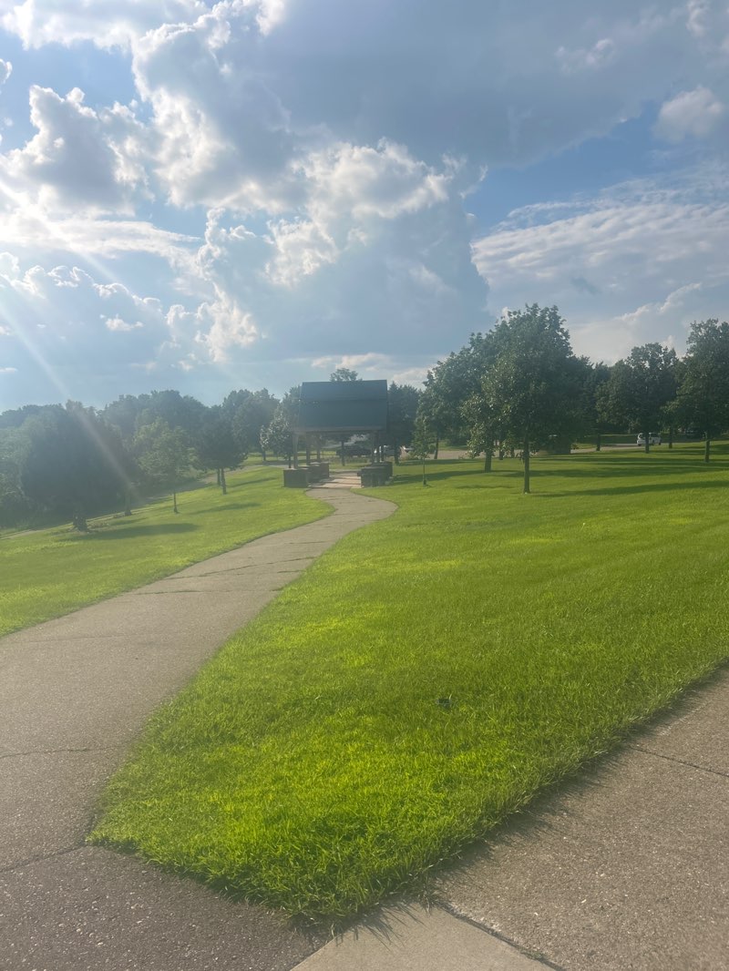 walking near me in Lac Lavon Park in summer