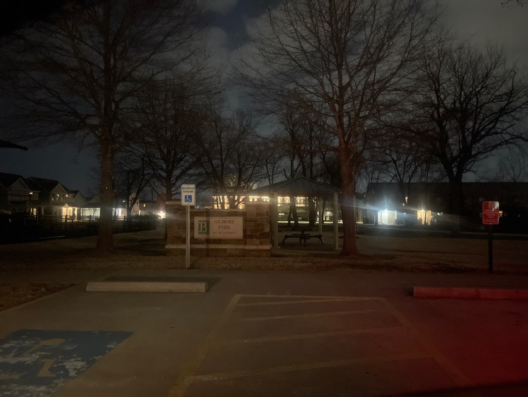 walking near me in Gilmore Park in spring