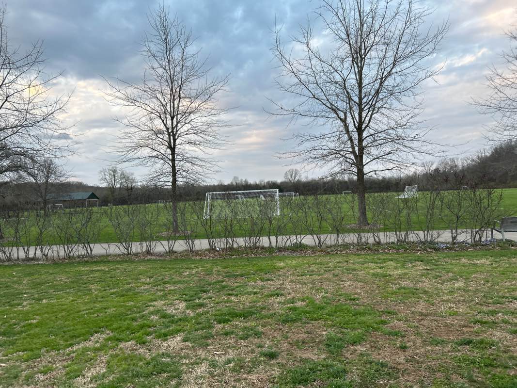 walking near me in Pope Lick Park in spring