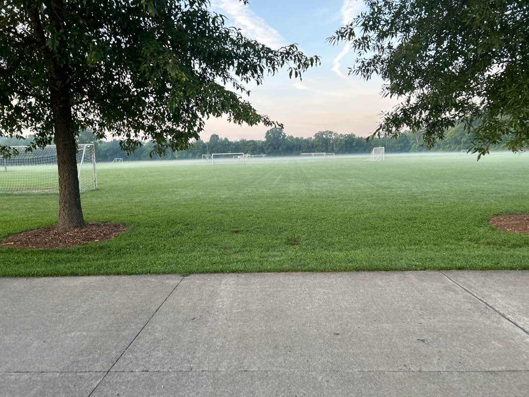 walking near me in Pope Lick Park in summer