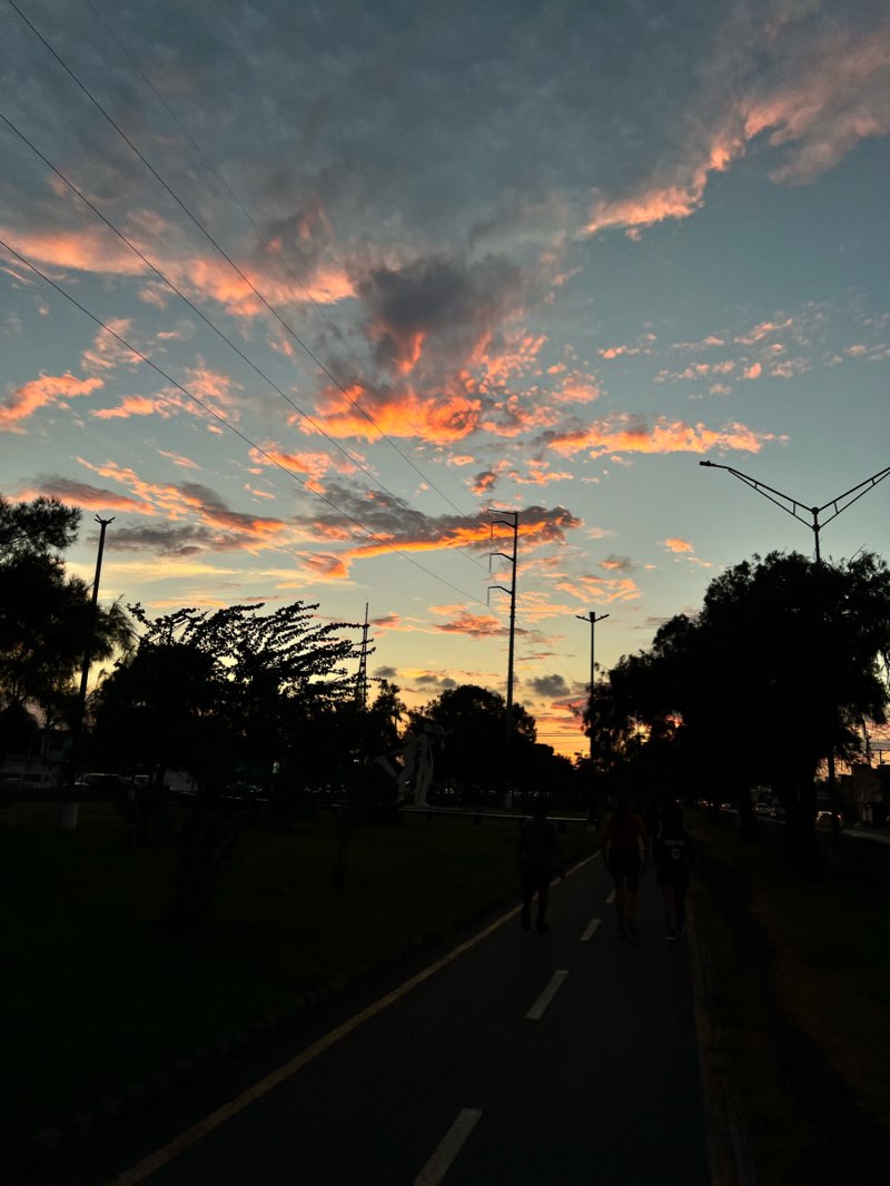 walking near me in Parque Periferico in winter
