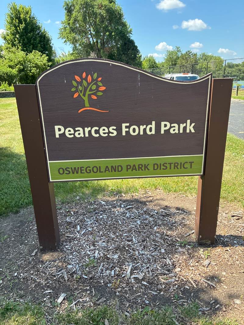 walking near me in Pearce's Ford Park in summer