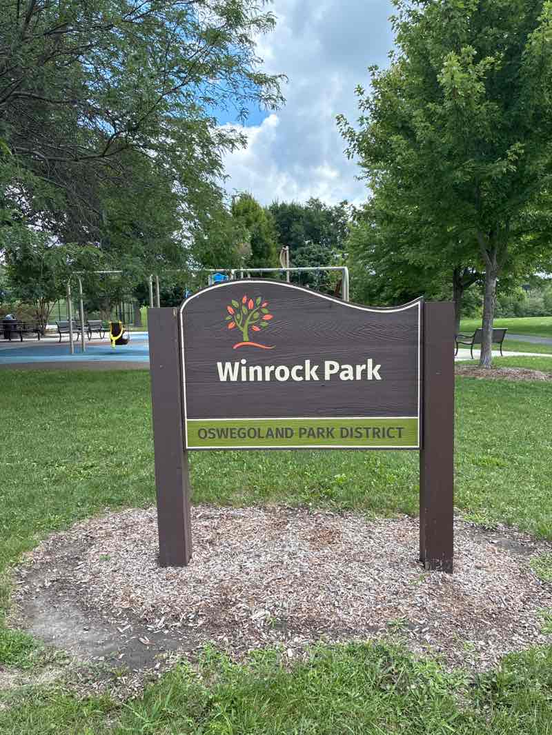 walking near me in Winrock Park in autumn