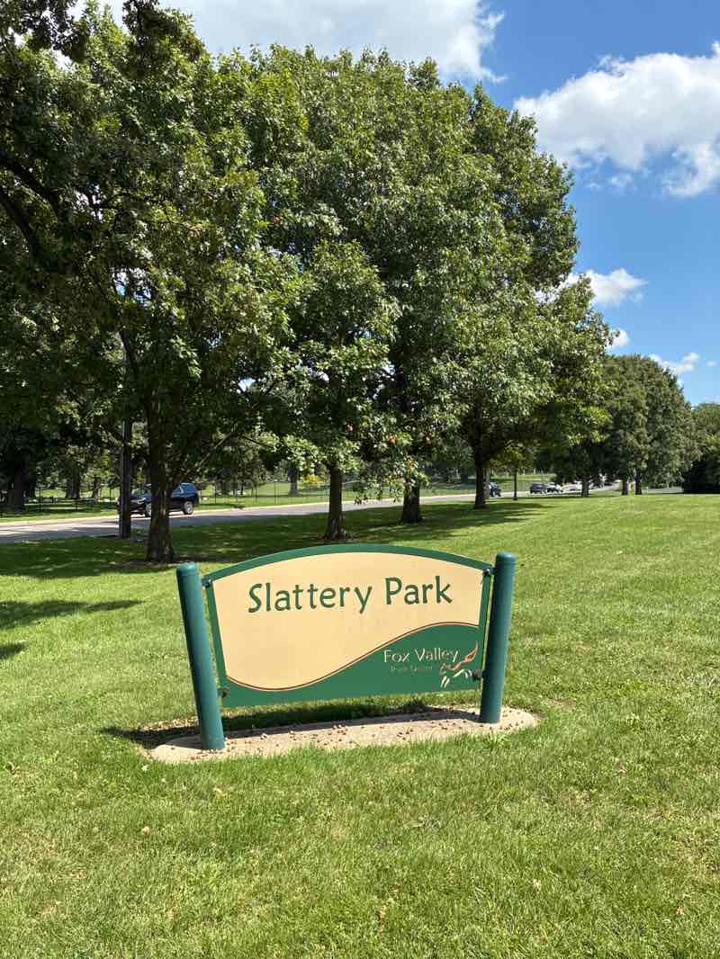 walking near me in Slattery Park in autumn