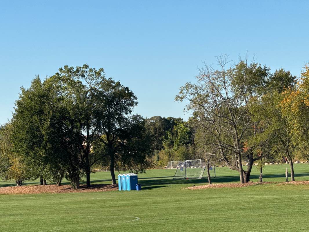 walking near me in Reddan Soccer Park in autumn