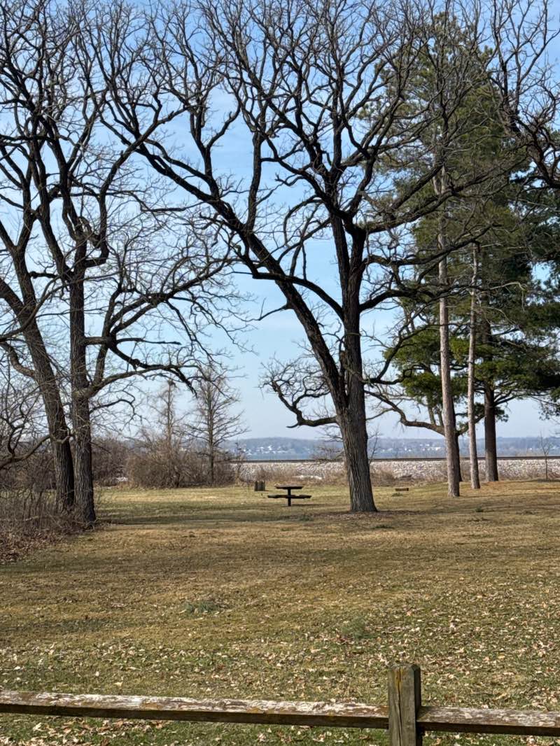 walking near me in La Follette County Park in spring