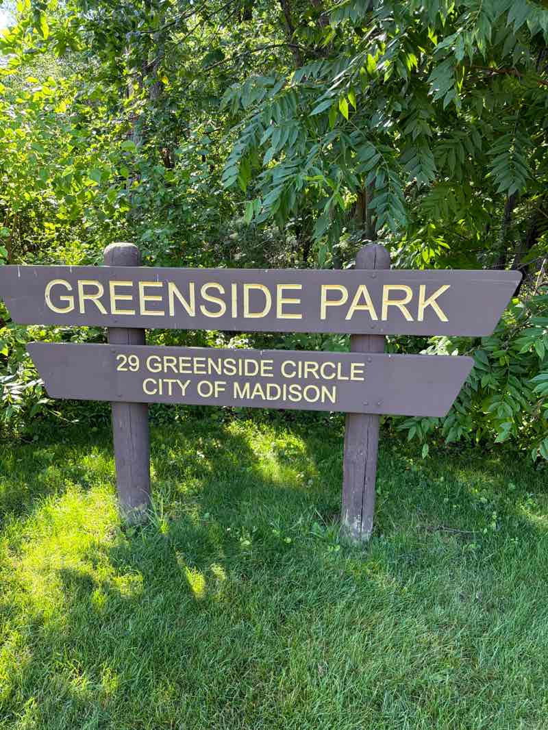 walking near me in Greenside Park in summer