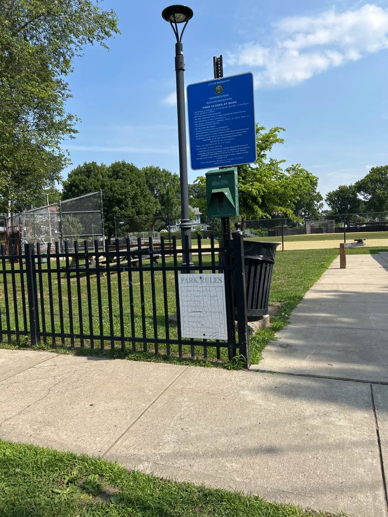 walking near me in Ellsworth Park in summer